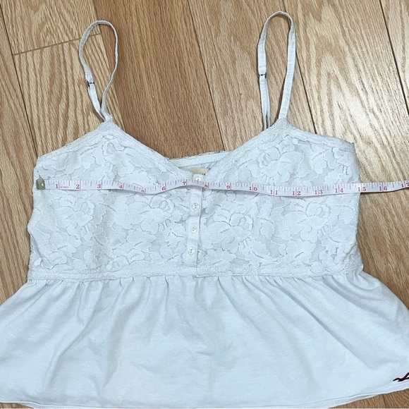 Vintage Hollister white lace babydoll cami top - Picture 6 of 8